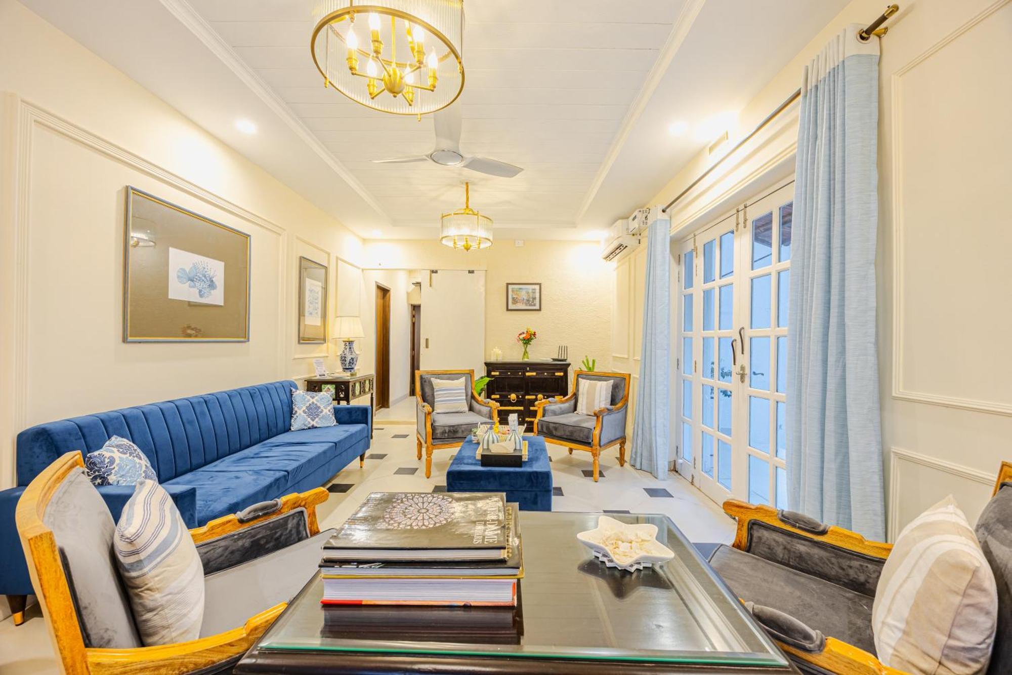 Elivaas 4 Bhk Villa Near Beach With Private Pool & Bar - Casa Boa Vida Candolim Exteriör bild