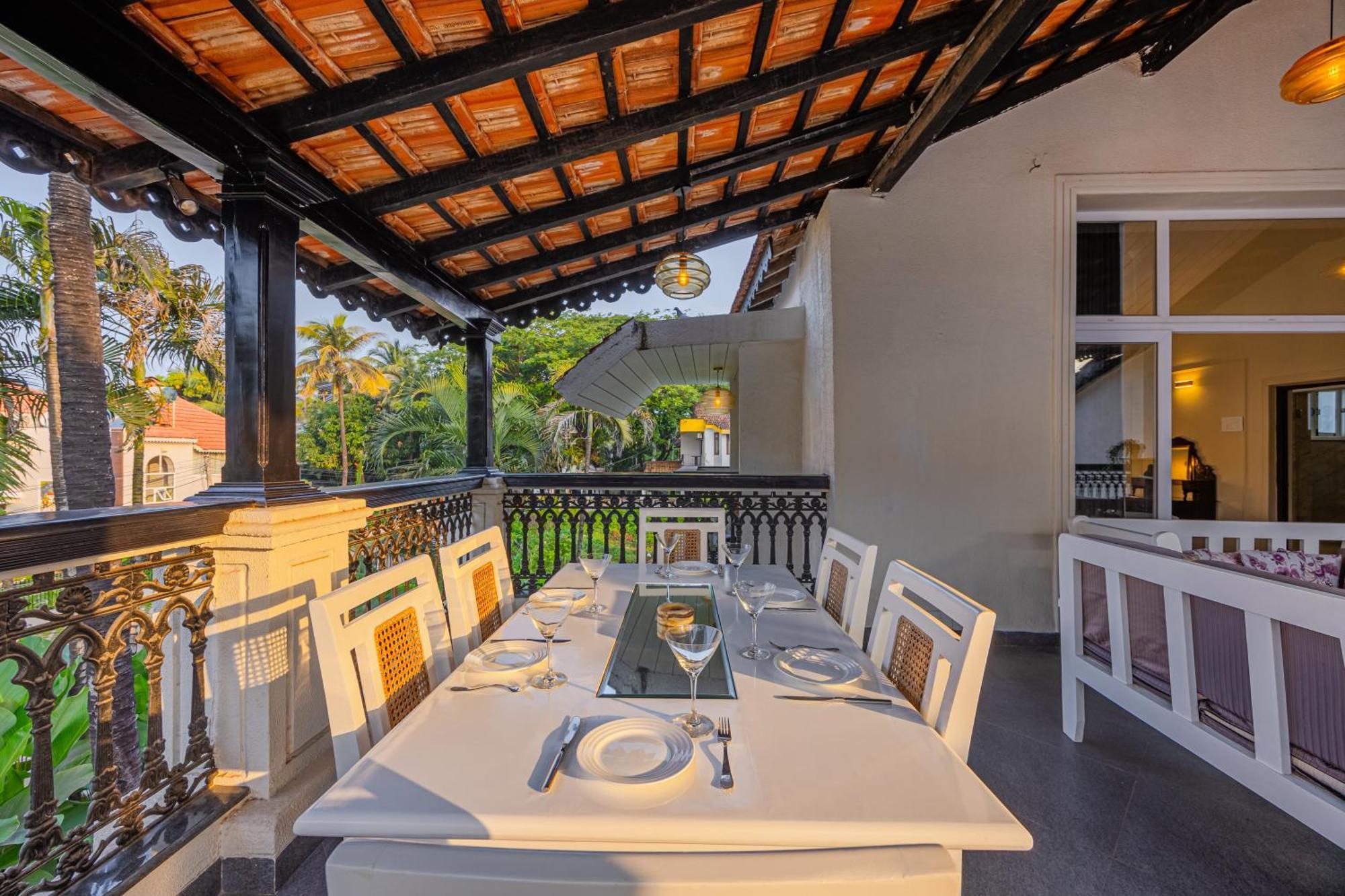 Elivaas 4 Bhk Villa Near Beach With Private Pool & Bar - Casa Boa Vida Candolim Exteriör bild