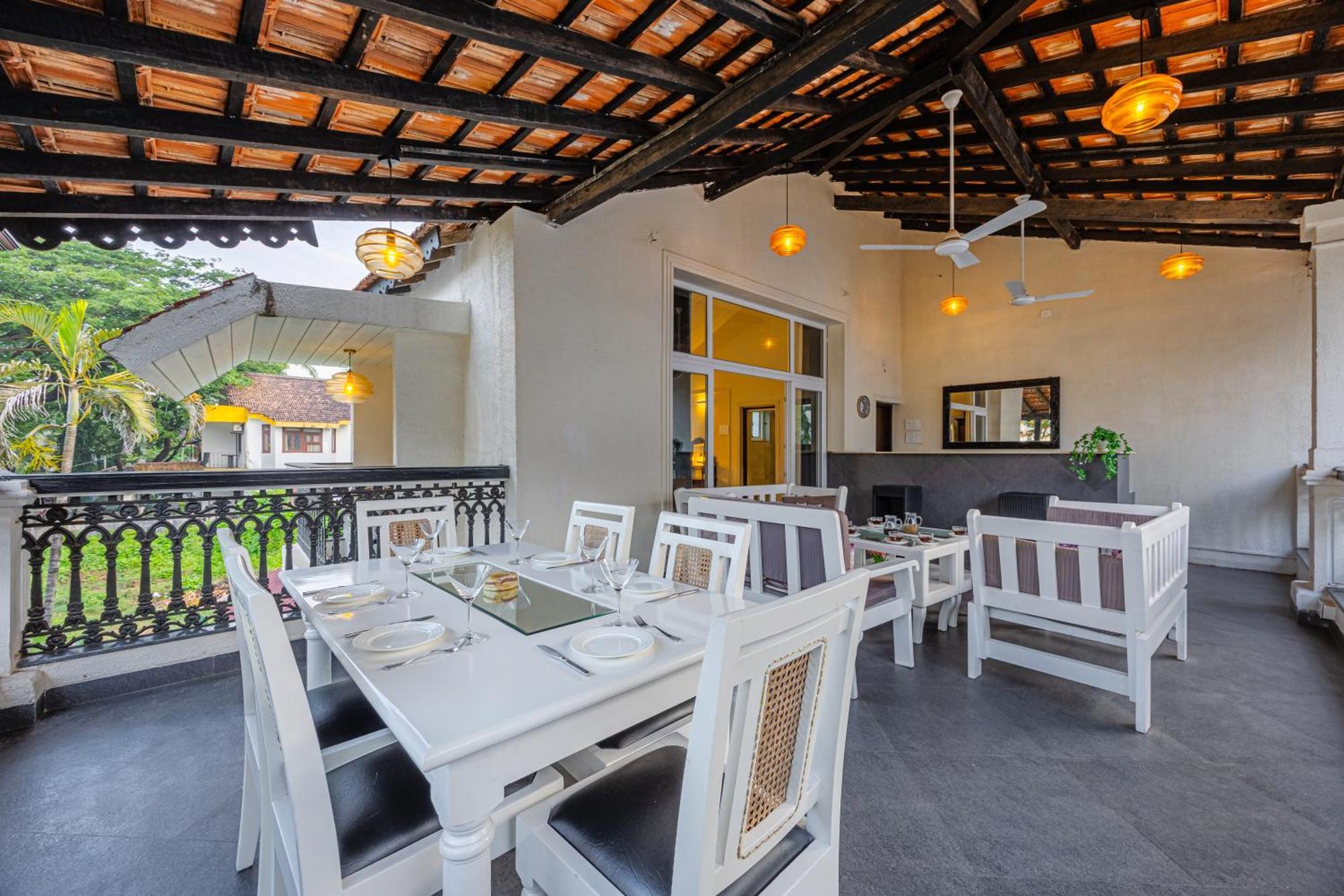 Elivaas 4 Bhk Villa Near Beach With Private Pool & Bar - Casa Boa Vida Candolim Exteriör bild