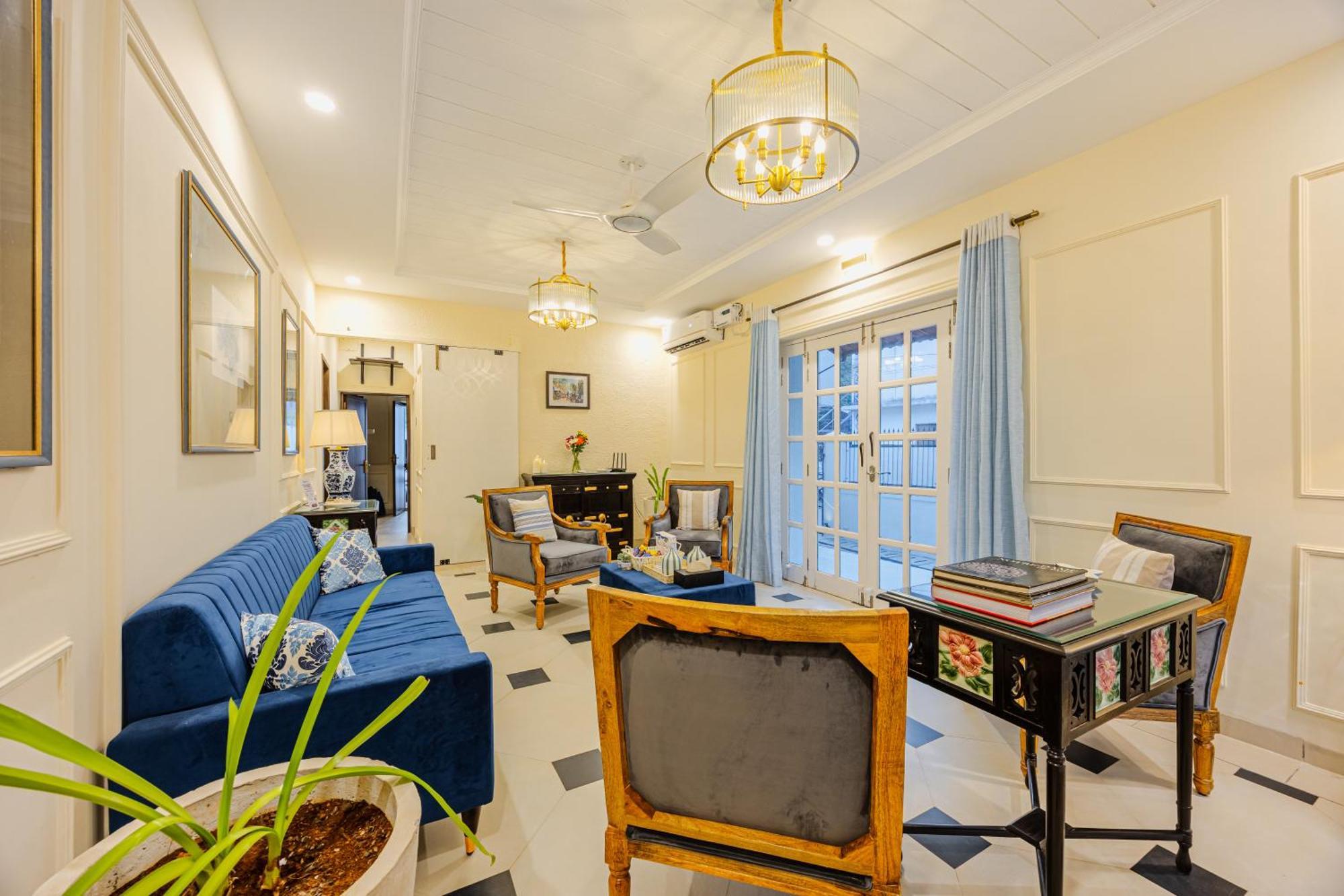 Elivaas 4 Bhk Villa Near Beach With Private Pool & Bar - Casa Boa Vida Candolim Exteriör bild