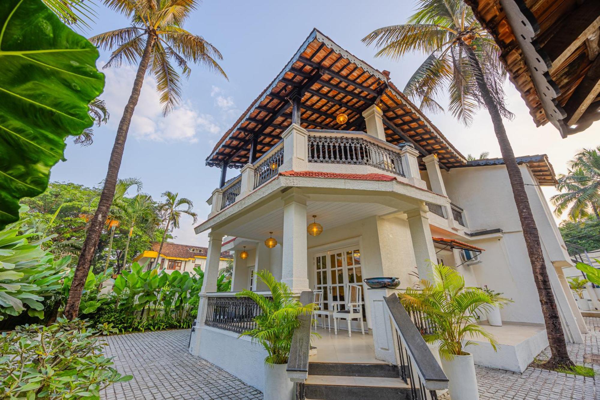 Elivaas 4 Bhk Villa Near Beach With Private Pool & Bar - Casa Boa Vida Candolim Exteriör bild