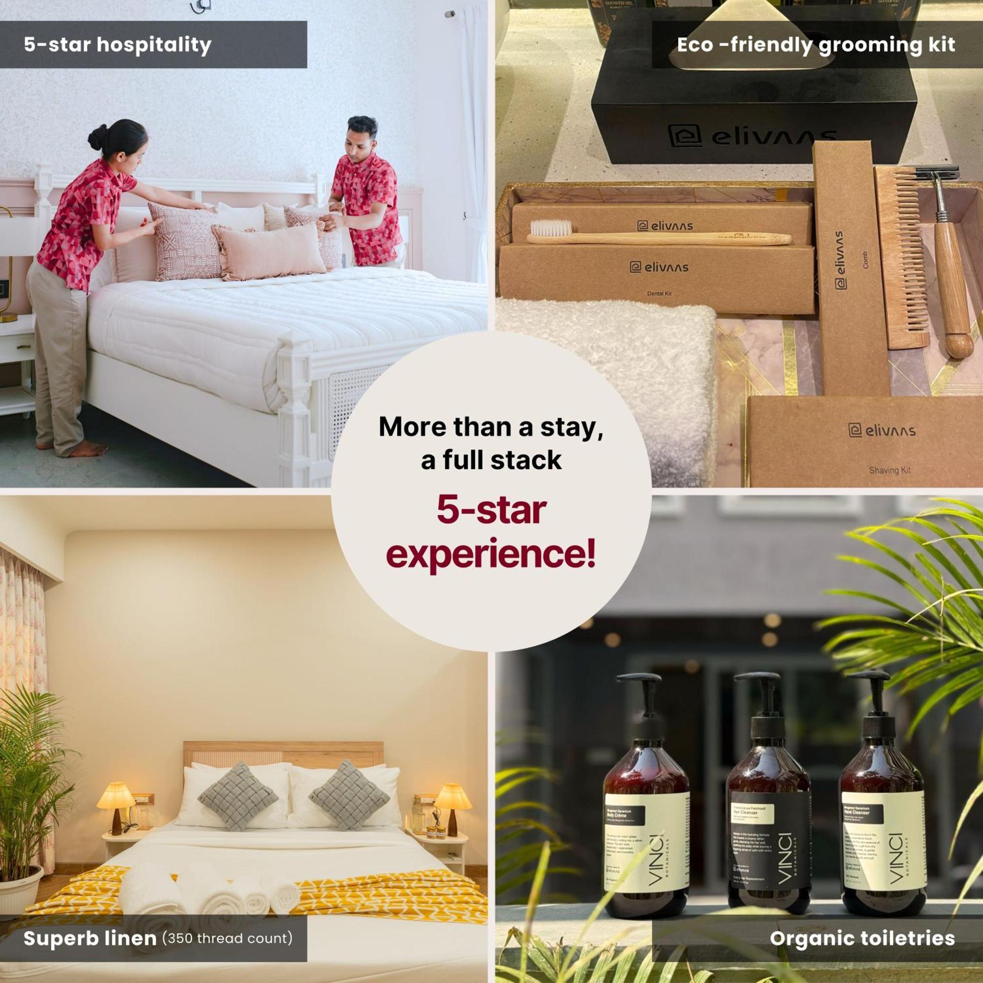 Elivaas 4 Bhk Villa Near Beach With Private Pool & Bar - Casa Boa Vida Candolim Exteriör bild